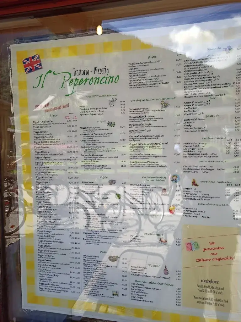 Menu_Il Peperoncino - Da Antonio_Dorfgastein_image_1