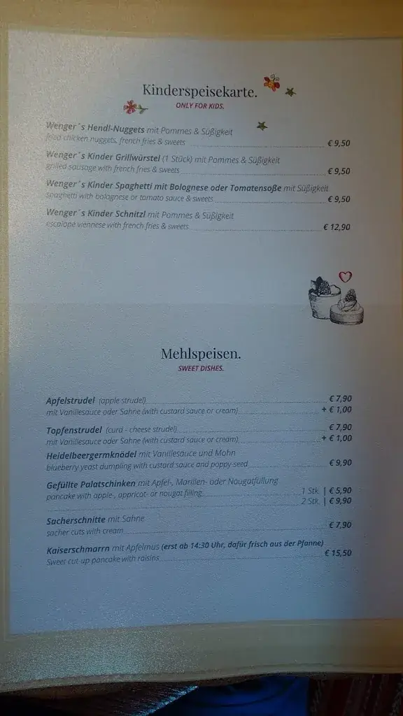 Menu_Wengeralm_Dorfgastein_immagine_3