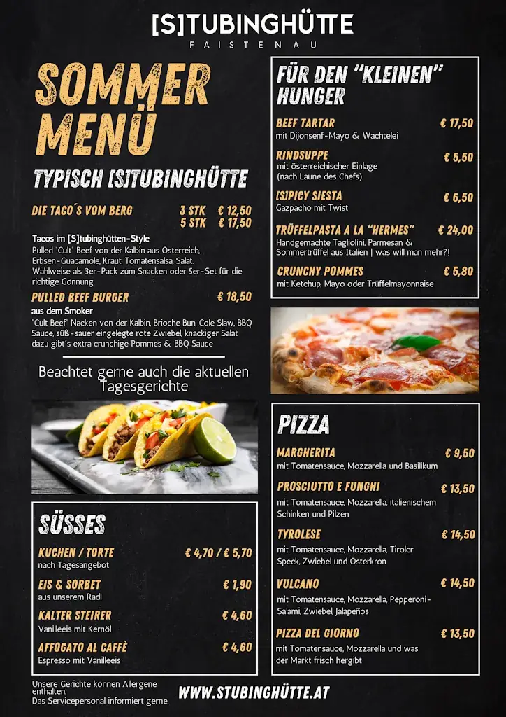 Menu_[S]Tubinghütte_Faistenau_image_1