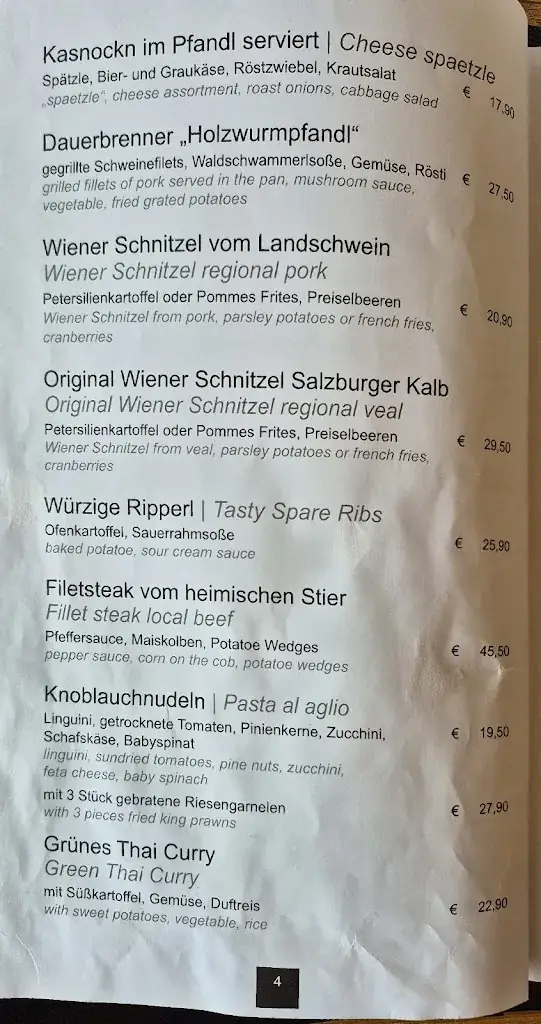 Menu_Restaurant Zum Holzwurm_Flachau_image_1
