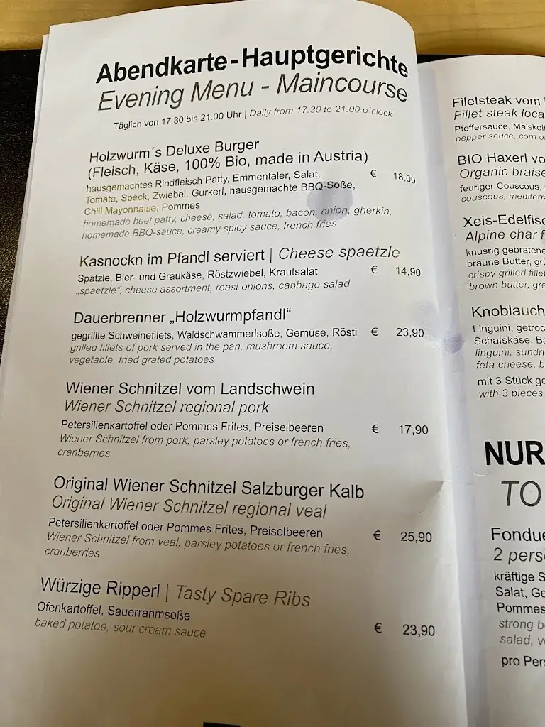 Menu_Restaurant Zum Holzwurm_Flachau_image_3