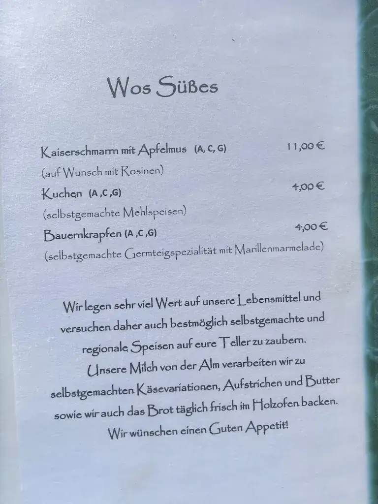Menu_Sulzenalm - Wallehenhütte_Filzmoos_image_1