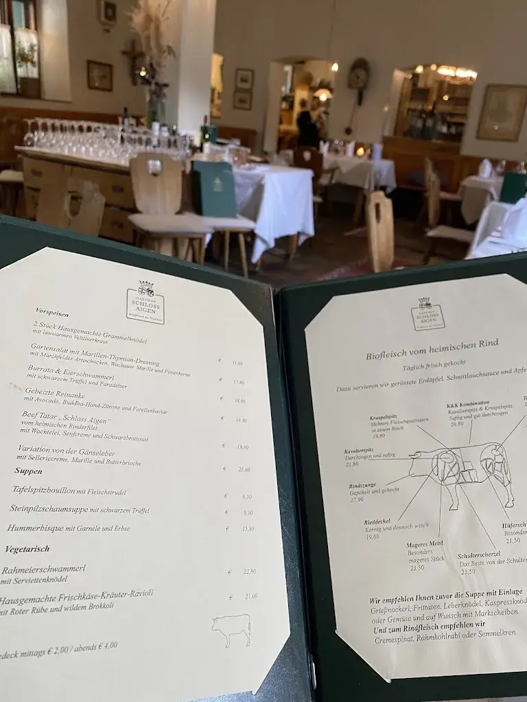 Menu_Gasthof Schloss Aigen_Elsbethen_immagine_2