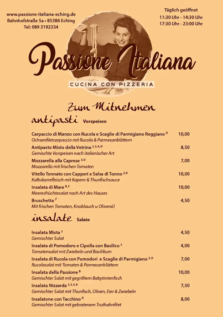 Menu_Ristorante Passione Italiana_Eching_image_1