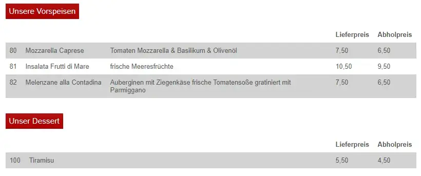 Menu_Restaurant La Rusticana_Eching_image_3