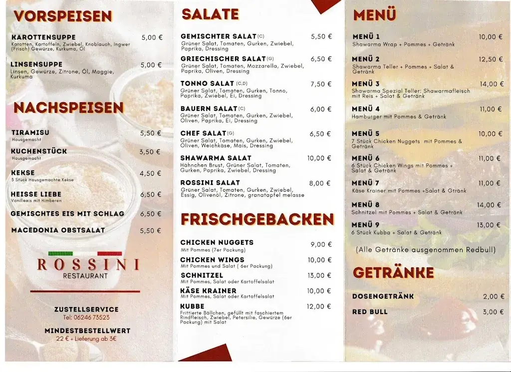 Menu_Rossini Restaurant_Grödig_immagine_4