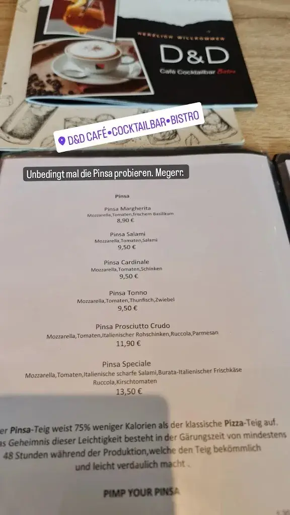 Menu_D&D Café•Cocktailbar•Bistro_Neufeld an der Leitha_image_1