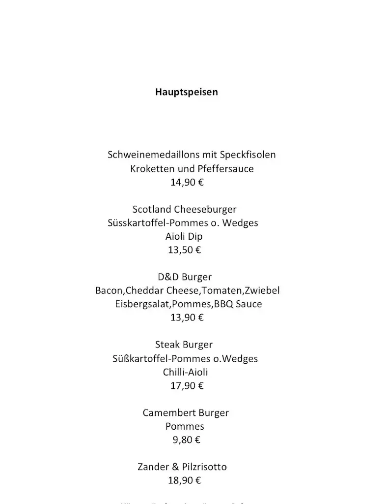 Menu_D&D Café•Cocktailbar•Bistro_Neufeld an der Leitha_image_2