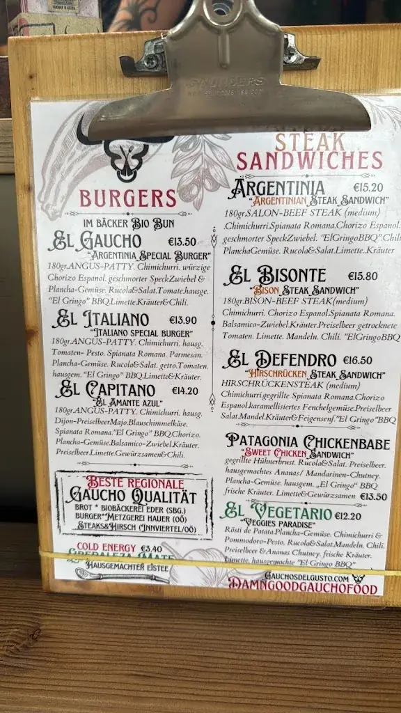Menu_Gauchos Del Gusto - 