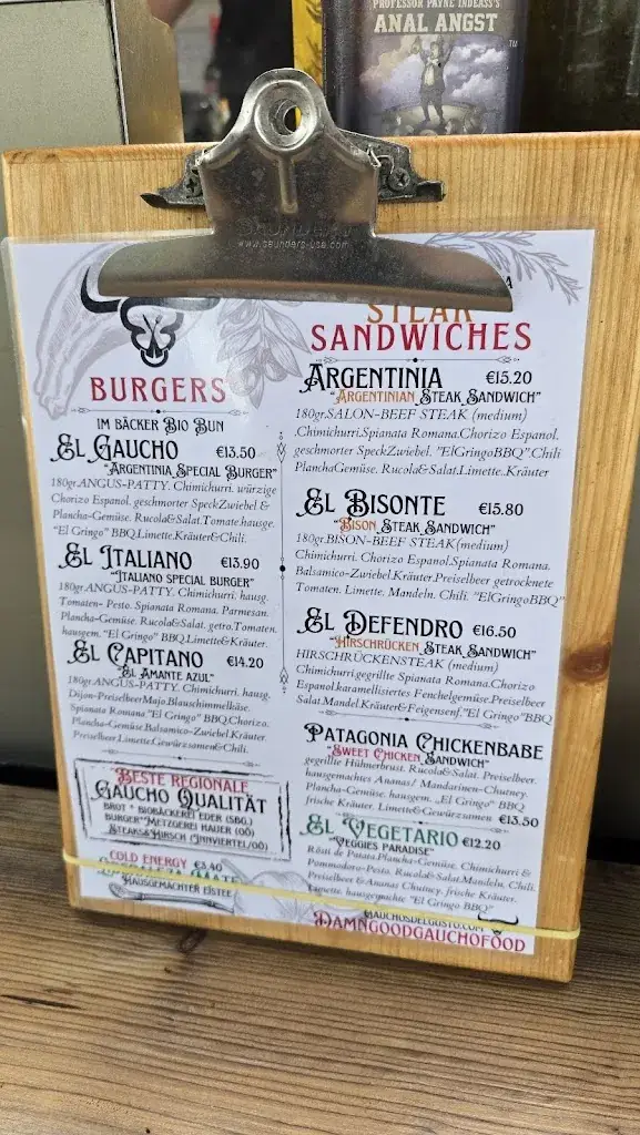 Menu_Gauchos Del Gusto - 