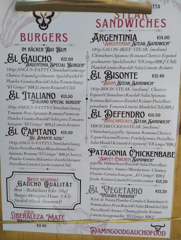 Menu_Gauchos Del Gusto - 