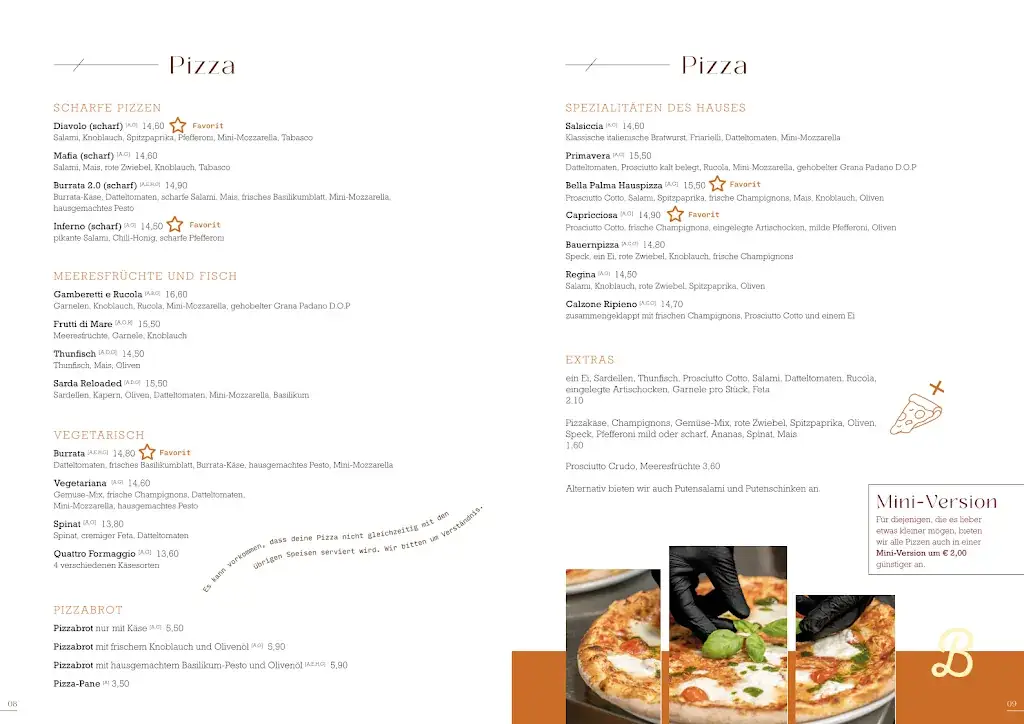 Menu_Pizzeria Restaurant Bella Palma Hallein_Hallein_image_2