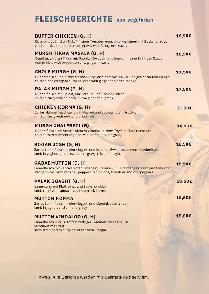 Menu_Taj Palace Indian Restaurant_Golling an der Salzach_immagine_2