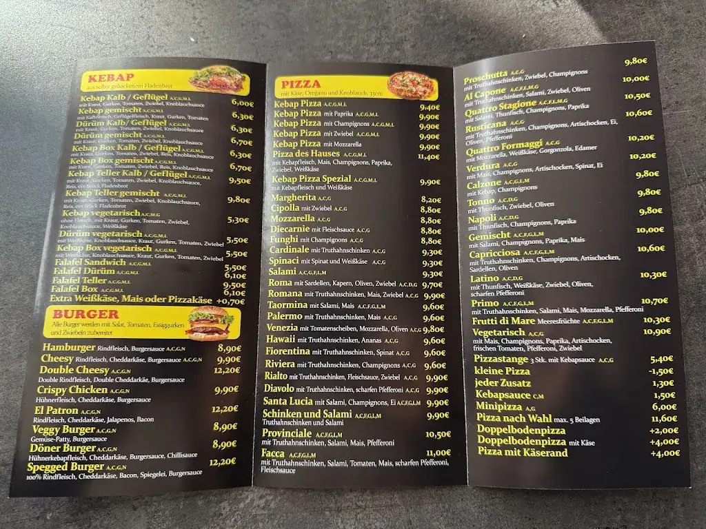 Menu_Kebap & Pizza Neufeld an der Leitha_Neufeld an der Leitha_immagine_1