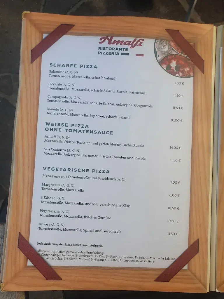 Menu_Pizzeria Amalfi in Großgmain_Grossgmain_image_1