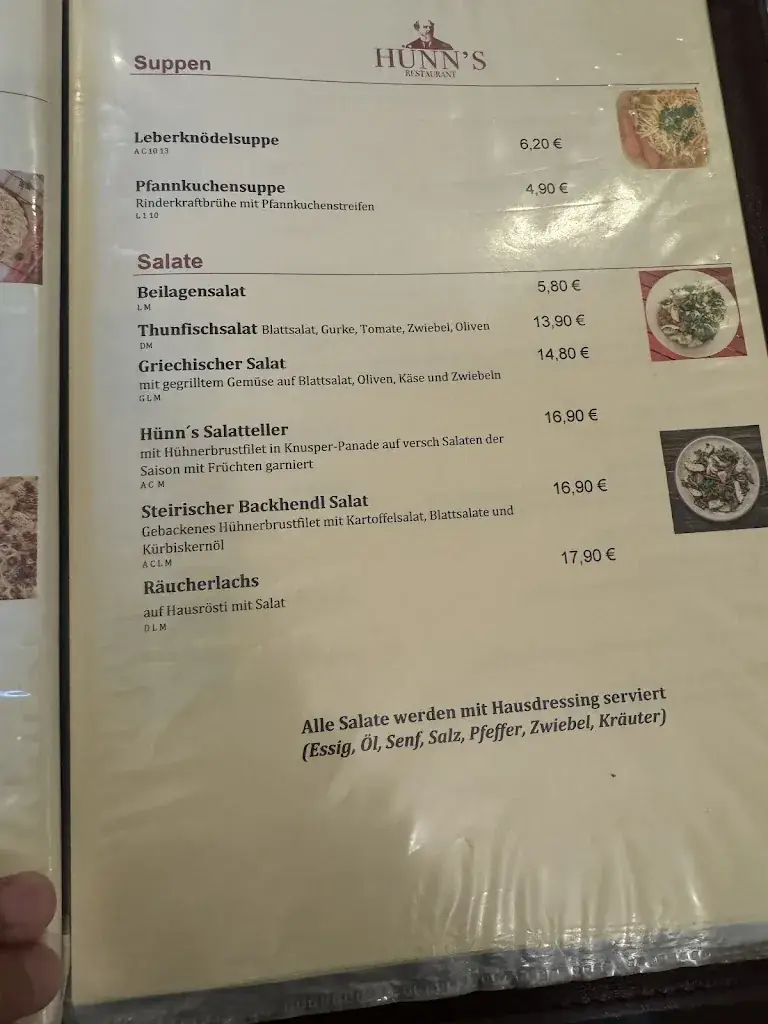 Menu_RESTAURANT HÜNNS_Grossgmain_image_3