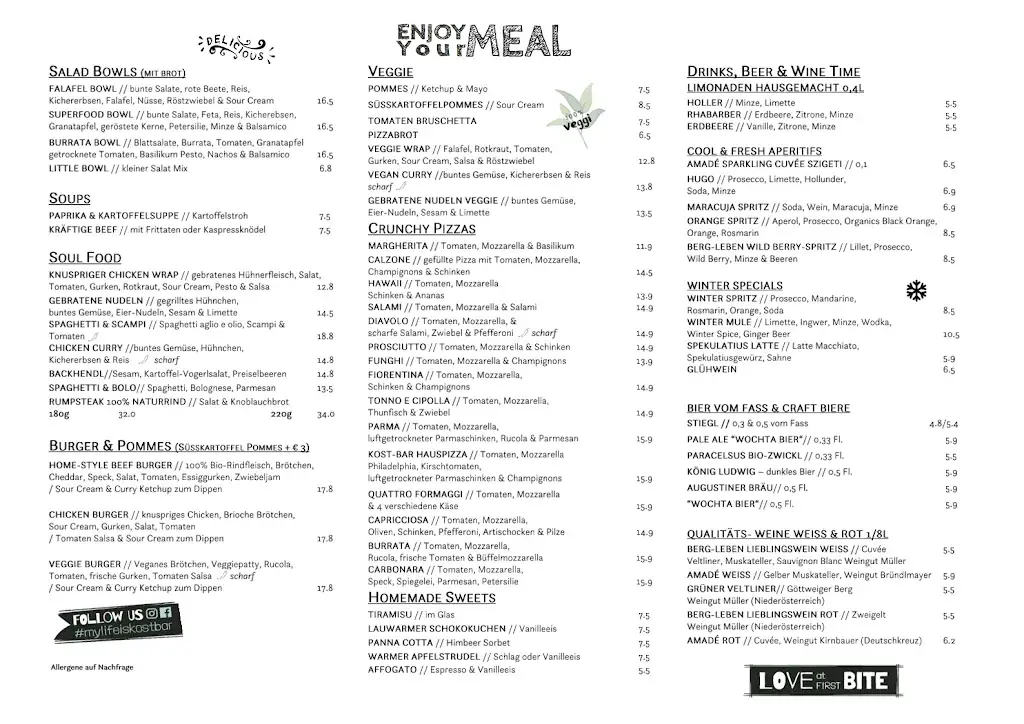 Menu_Kost Bar_Grossarl_image_1