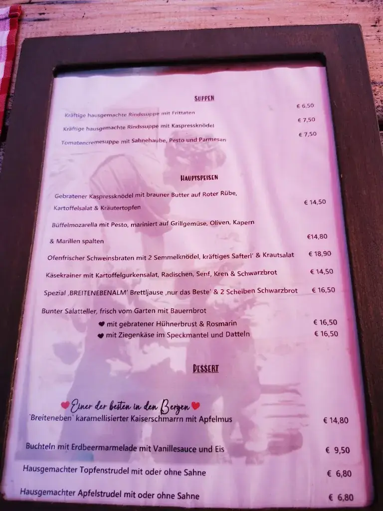 Menu_Breitenebenalm_Grossarl_image_1