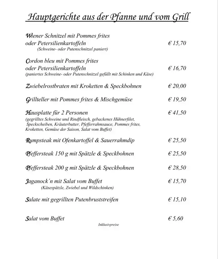 Menu_Hotel Gasthof Schützenhof_Grossarl_image_2