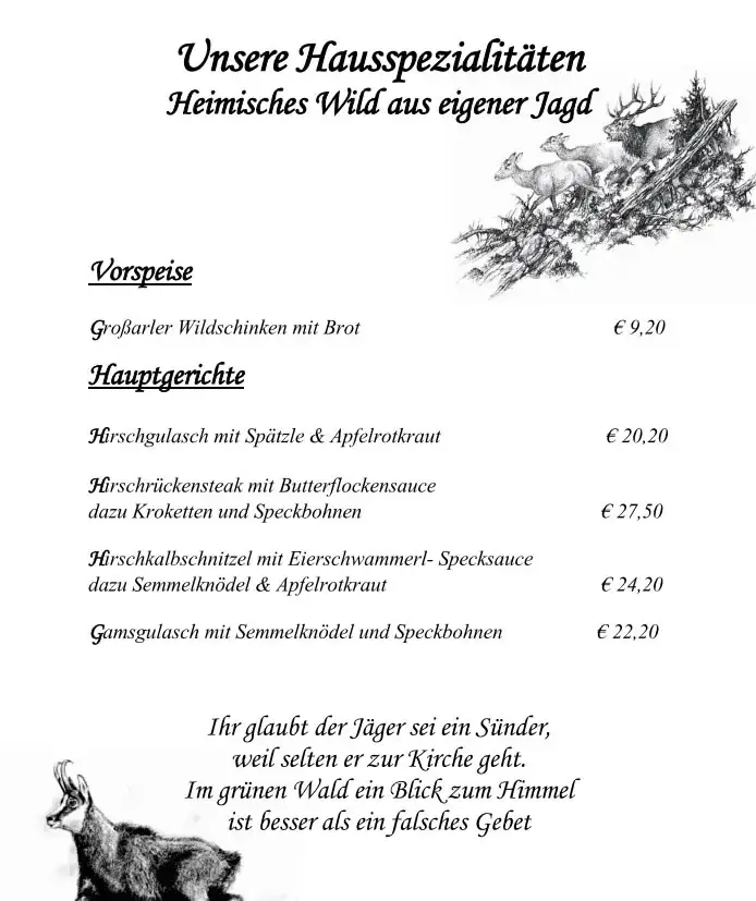Menu_Hotel Gasthof Schützenhof_Grossarl_image_3