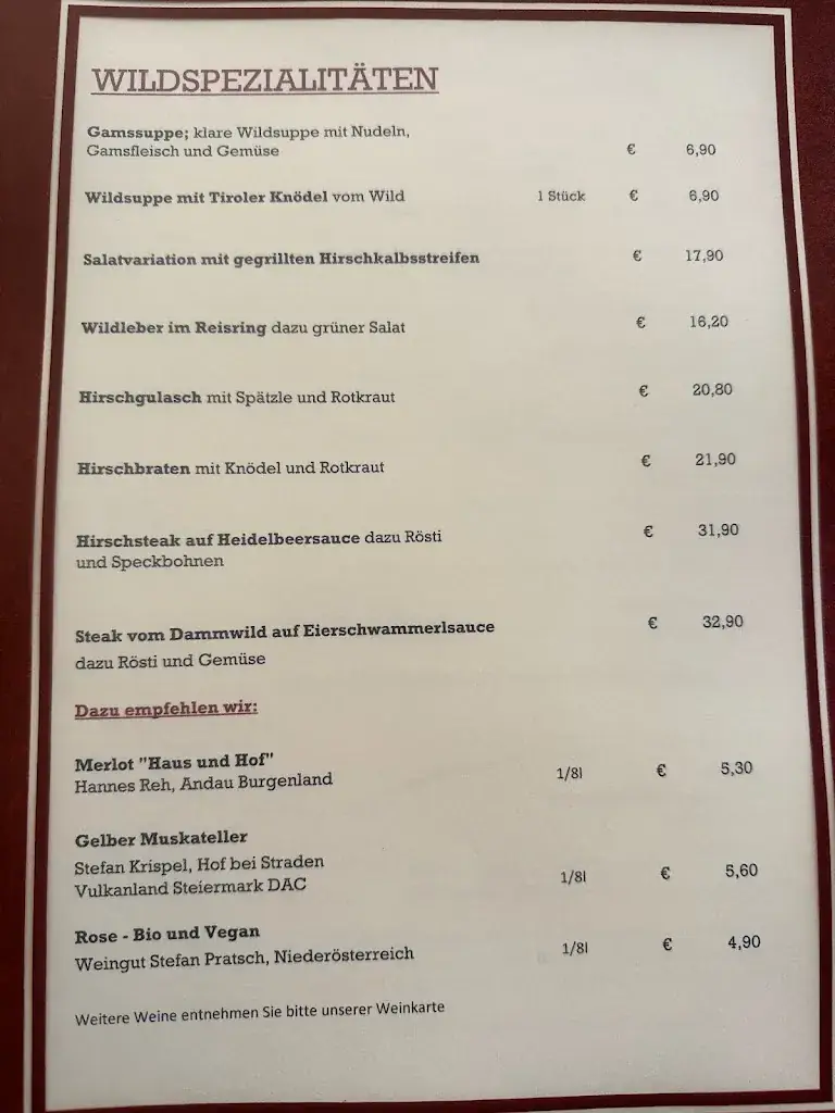 Menu_Gasthof Grossarltal - Aschaustüberl_Grossarl_image_1