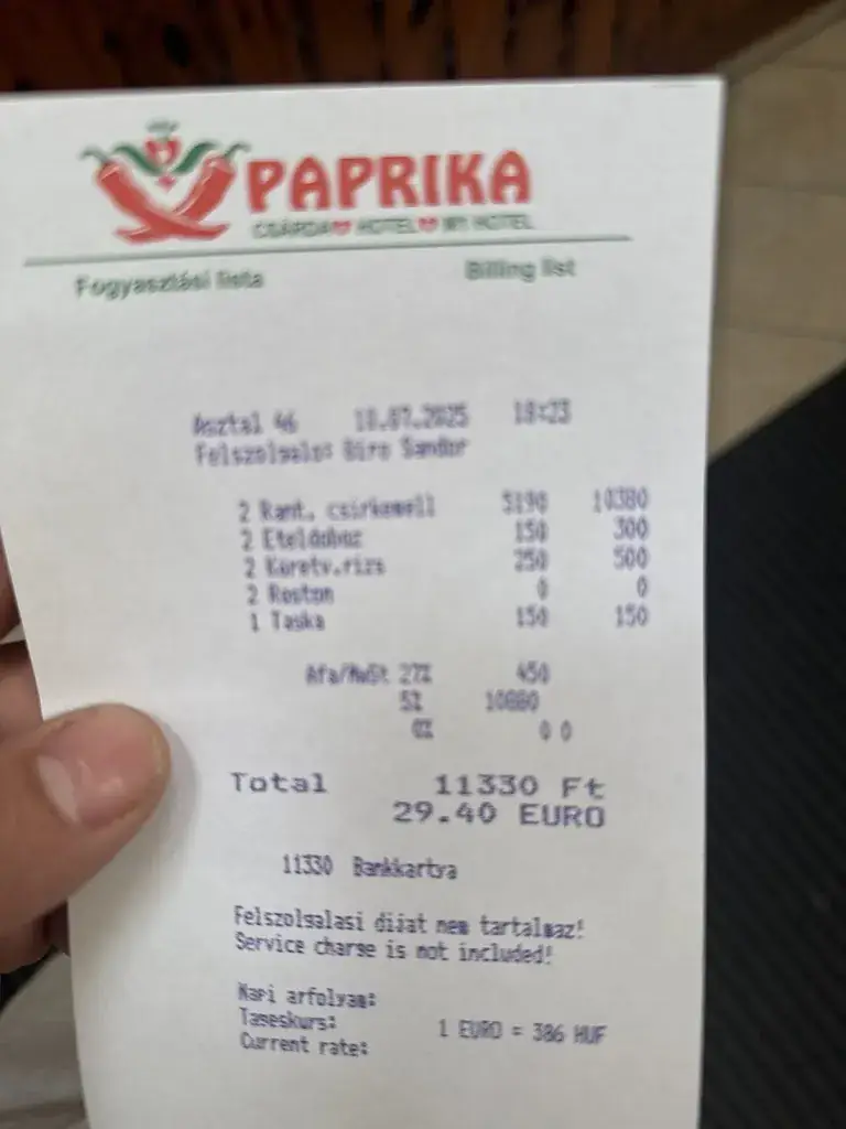 Pino Di Palazzi_Paprika Csárda_Nickelsdorf_review