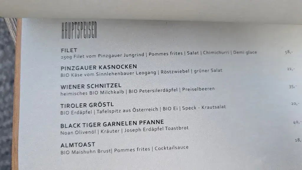 Menu_Wieser Alm_Hinterglemm_immagine_1