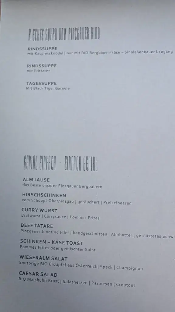 Menu_Wieser Alm_Hinterglemm_immagine_2