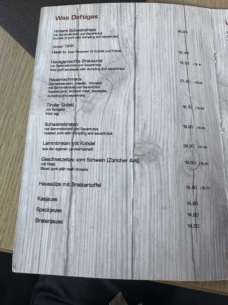 Menu_Gasthof Sahnealm_Hollersbach im Pinzgau_image_3