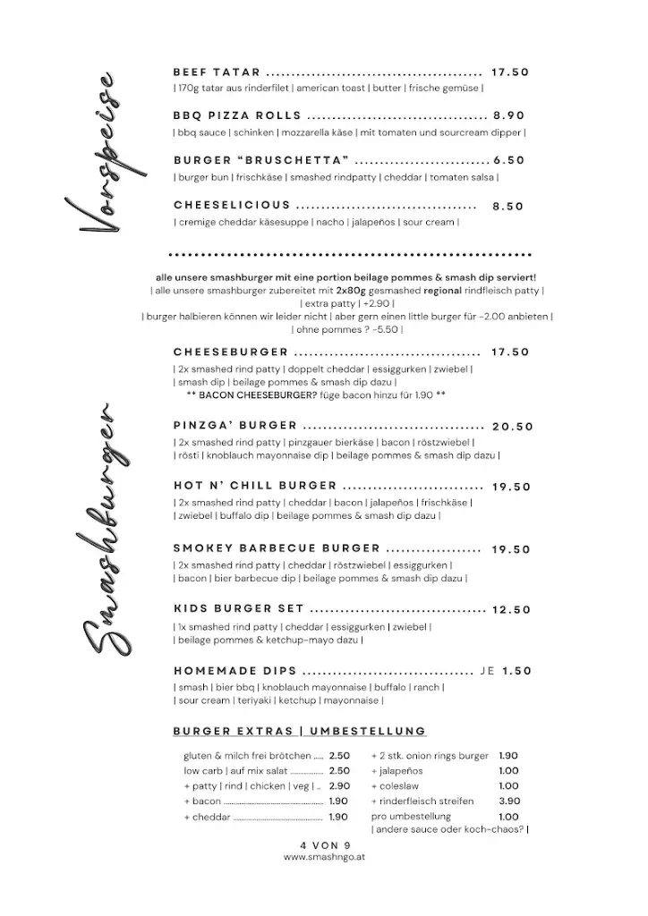 Menu_Smash' n Go_Hollersbach im Pinzgau_image_2