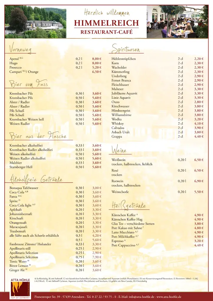 Menu_Restaurant-Café Himmelreich_Himmelreich_image_1