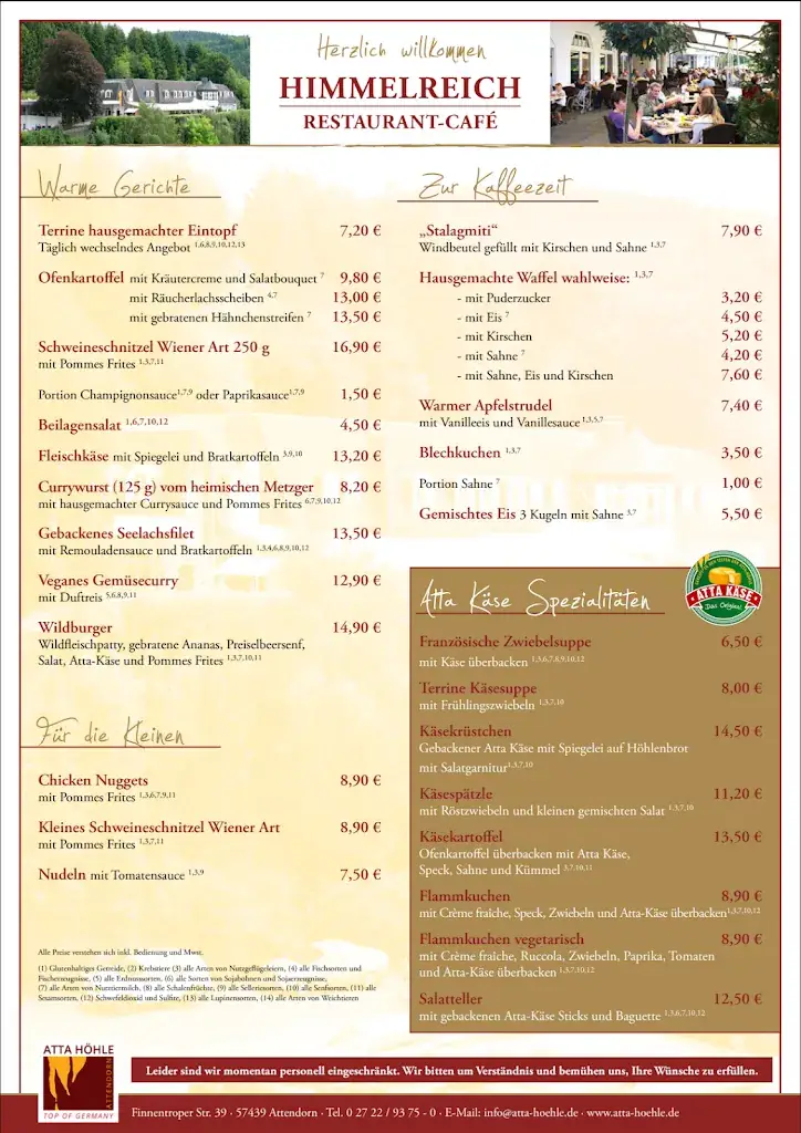 Menu_Restaurant-Café Himmelreich_Himmelreich_image_2