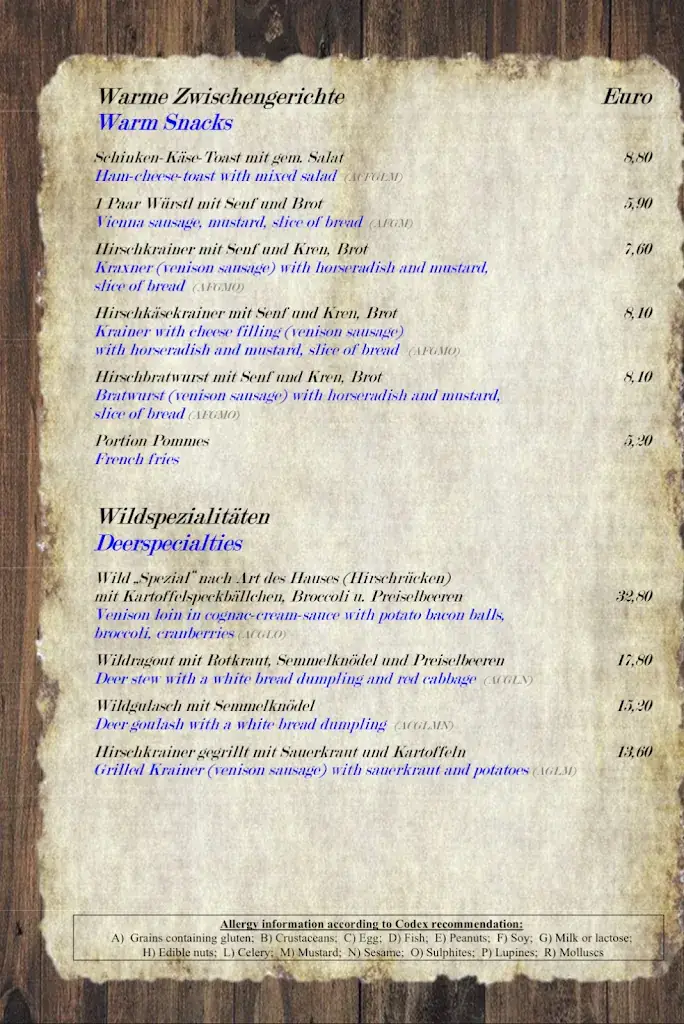 Menu_Gasthaus Jägersee_Kleinarl_image_2