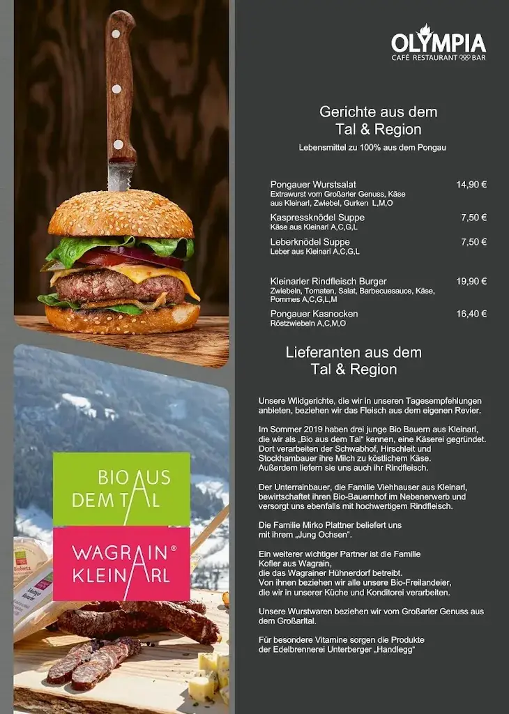 Menu_Olympia Café Restaurant_Kleinarl_image_2