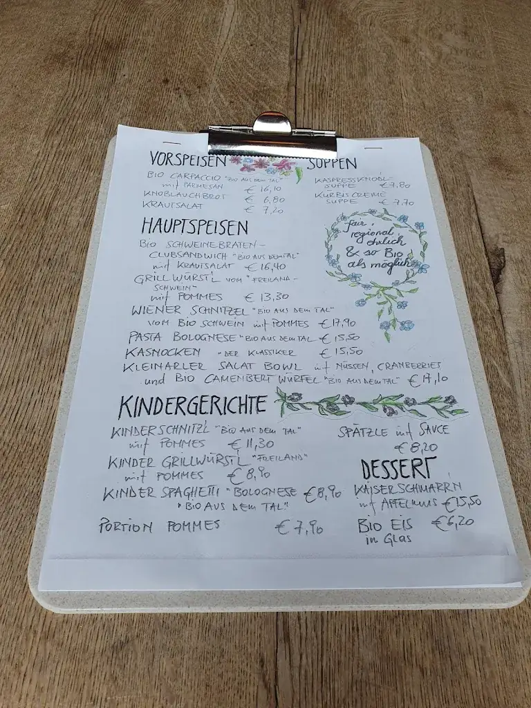 Menu_Wirtshaus SchüttAlm_Kleinarl_immagine_4
