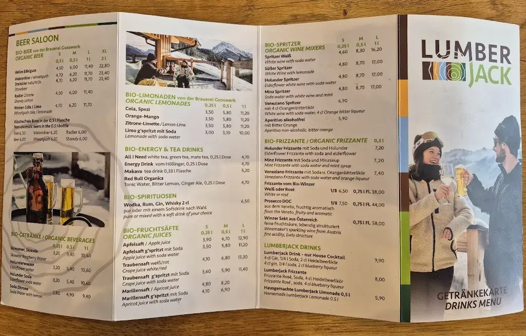 Menu_LUMBERJACK Bio-Bergrestaurant_Kleinarl_image_1