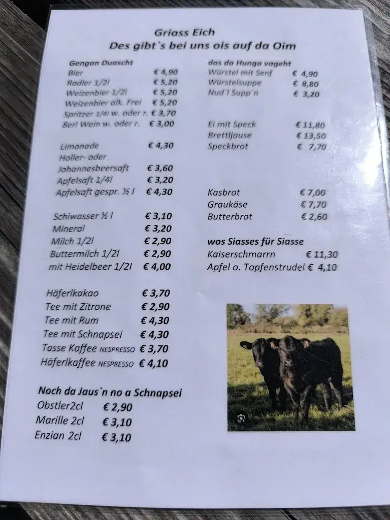 Menü_Steinkaralm_Kleinarl_Bild_1