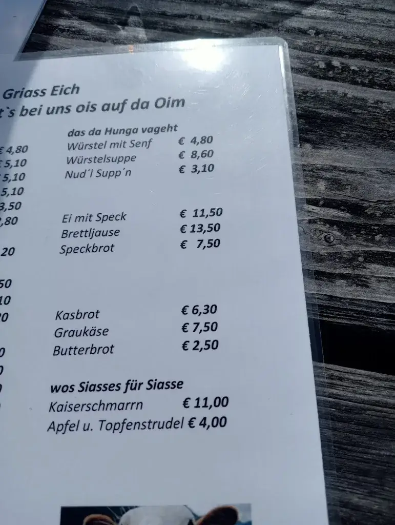 Menü_Steinkaralm_Kleinarl_Bild_3