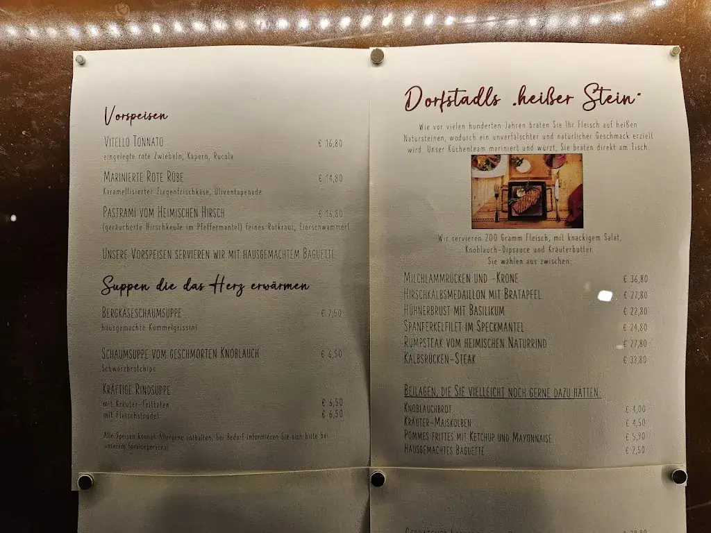 Menu_Restaurant Grainer´s Dorfstadl_Kaprun_immagine_4