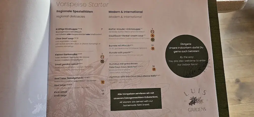 Menu_Restaurant Luis Gardens_Kaprun_image_3