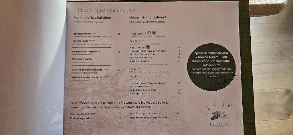 Menu_Restaurant Luis Gardens_Kaprun_image_4