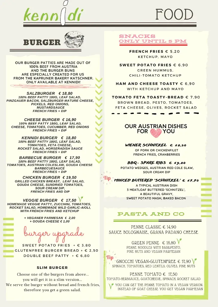 Menu_Cafe & Restaurant Kennidi_Kaprun_image_4