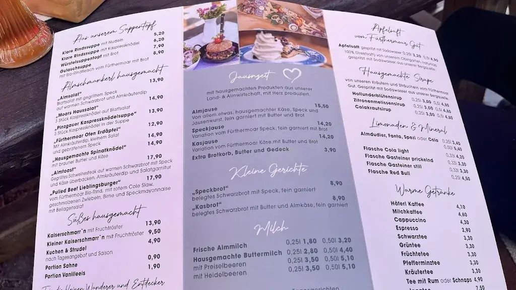 Menu_Fürthermoar Alm_Kaprun_image_1