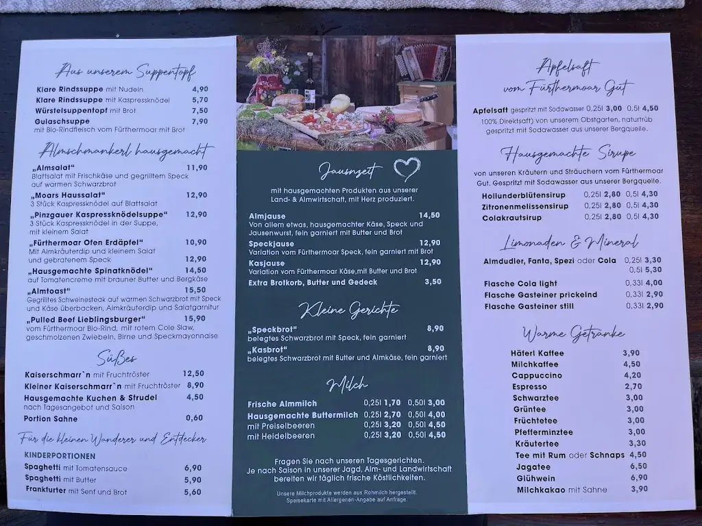 Menu_Fürthermoar Alm_Kaprun_image_2
