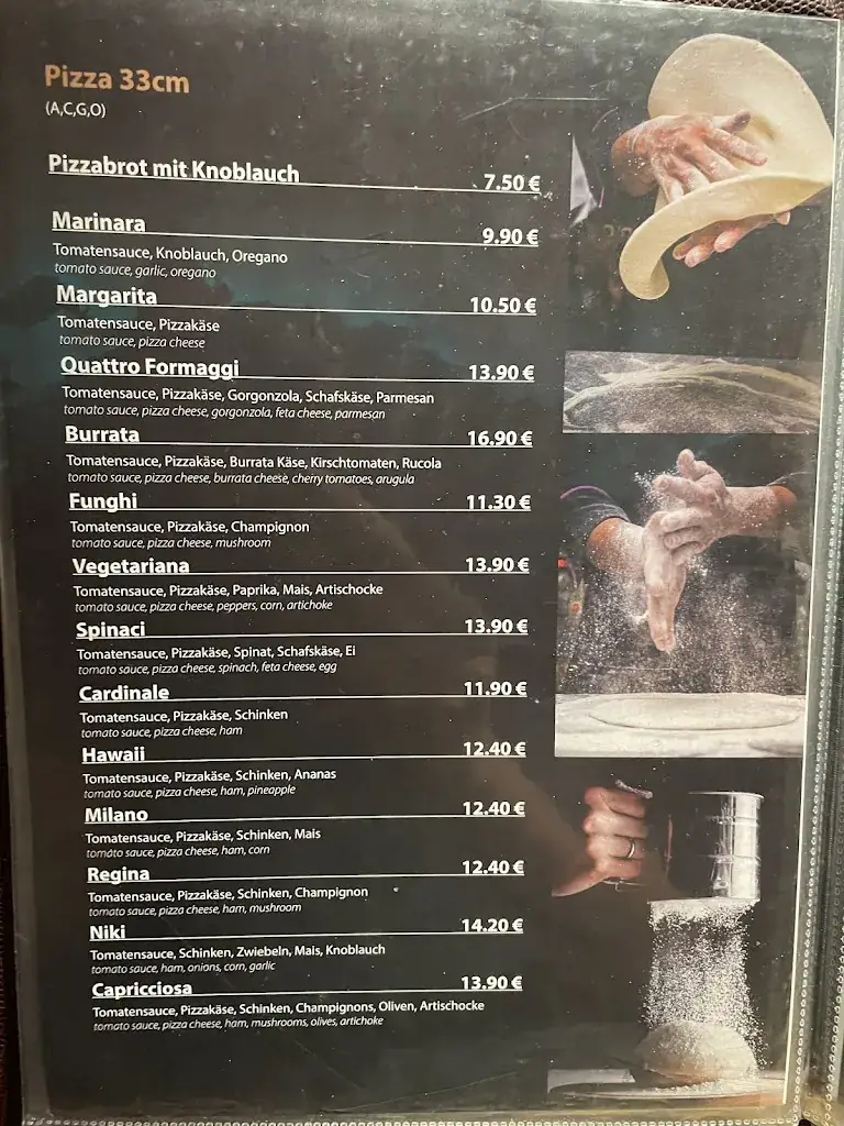 Menu_Restaurant Pizzeria Napoli_Kaprun_image_2