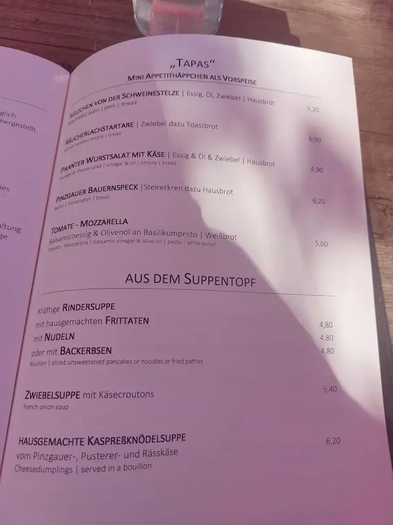 Menu_Restaurant Hotel Post Krimml_Krimml_image_2