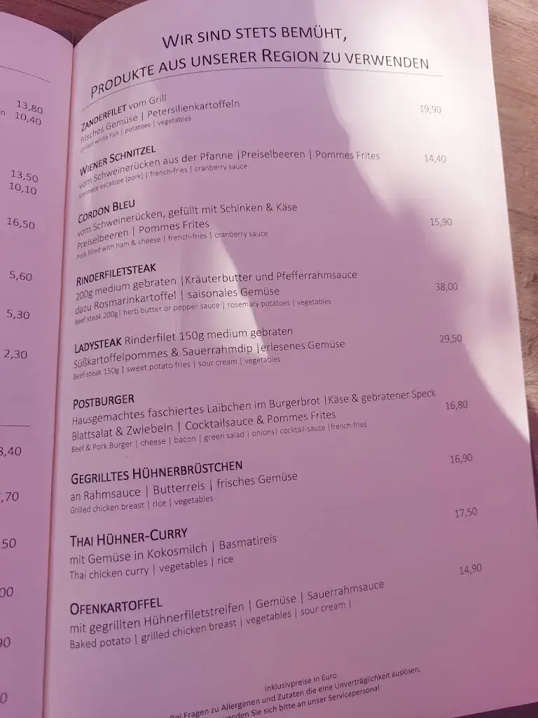 Menu_Restaurant Hotel Post Krimml_Krimml_image_3