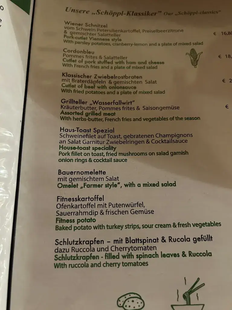 Menu_Restaurant Krimmlerfälle_Krimml_immagine_3