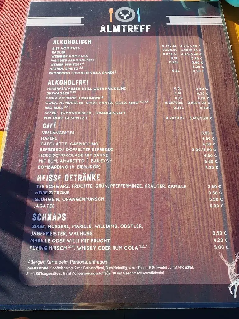Menu_Skihütte Restaurant Almtreff_Lofer_image_1
