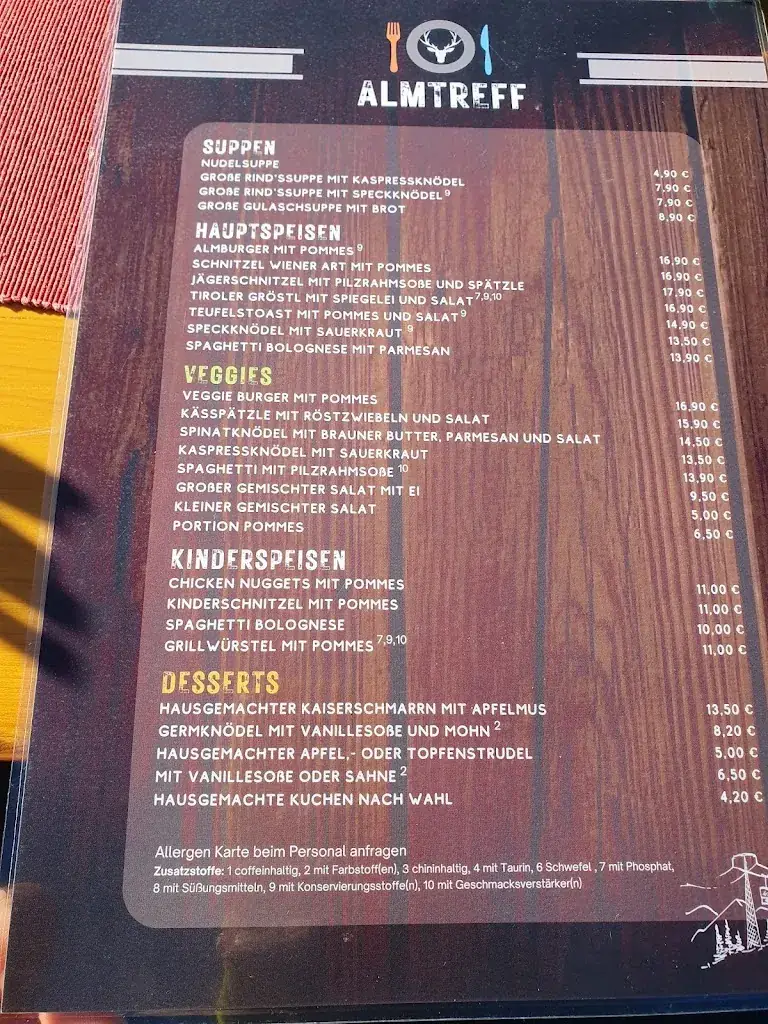 Menu_Skihütte Restaurant Almtreff_Lofer_image_2